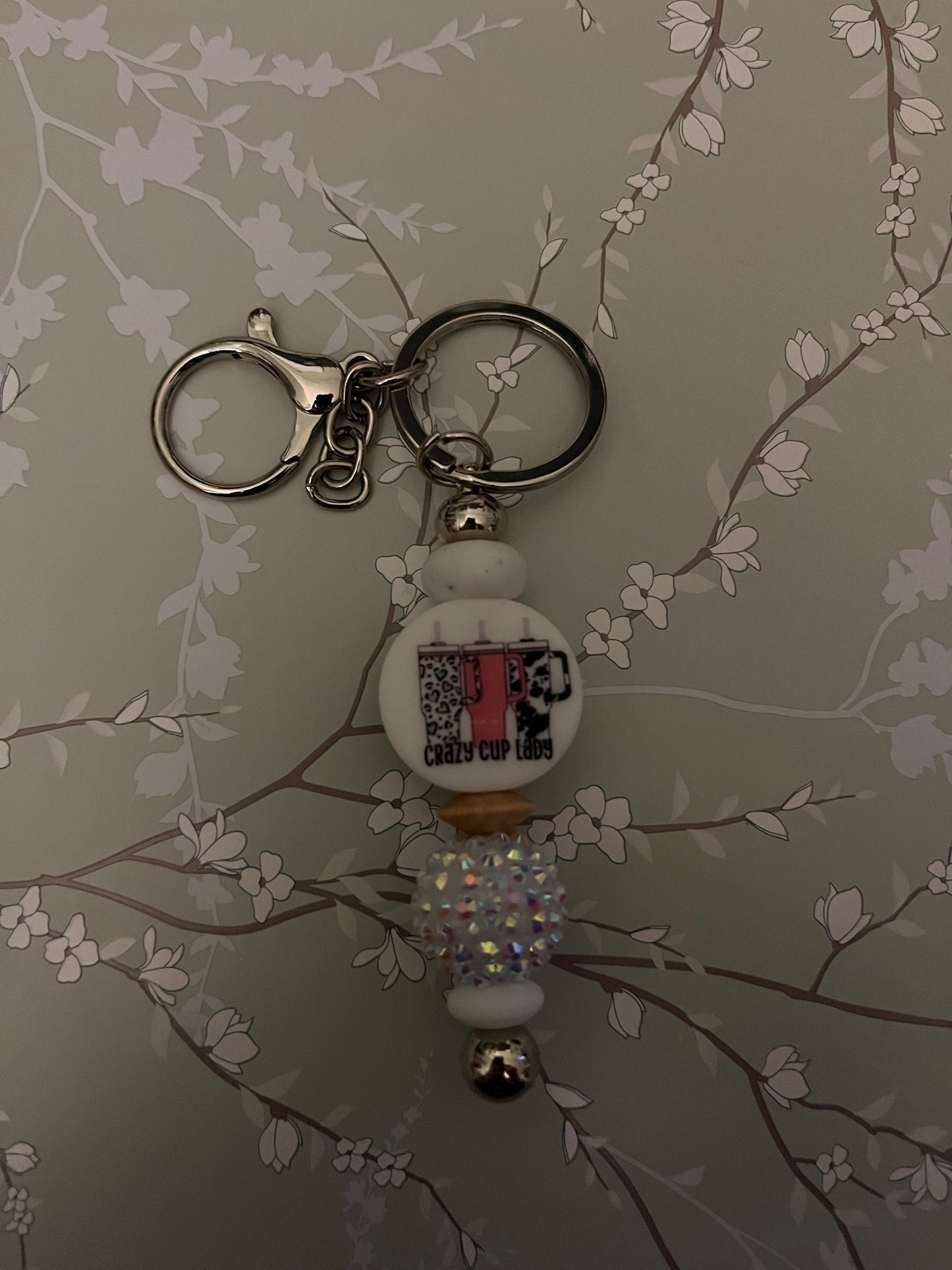 Crazy Cup Lady Keychain