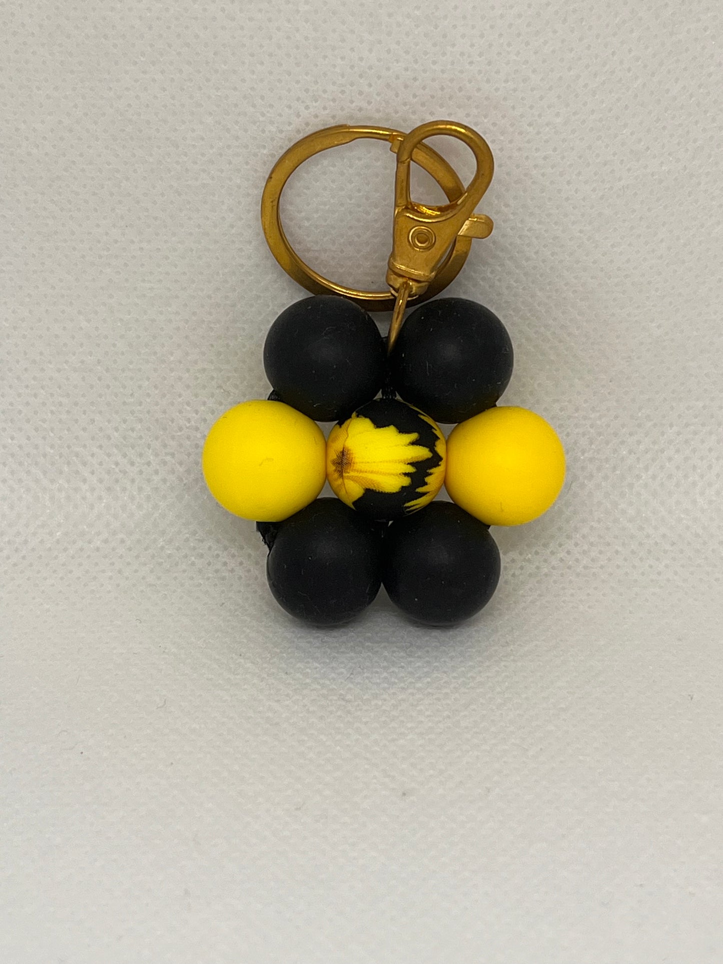 Sunflower flower keychain