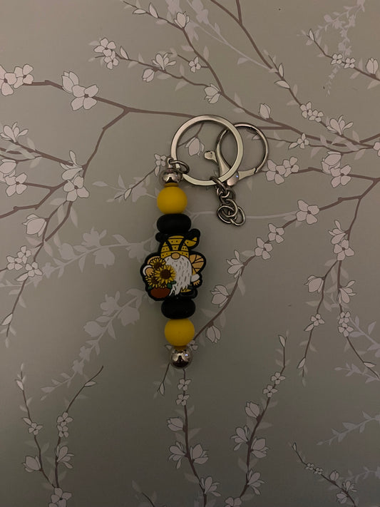 Bee Gnome Keychain