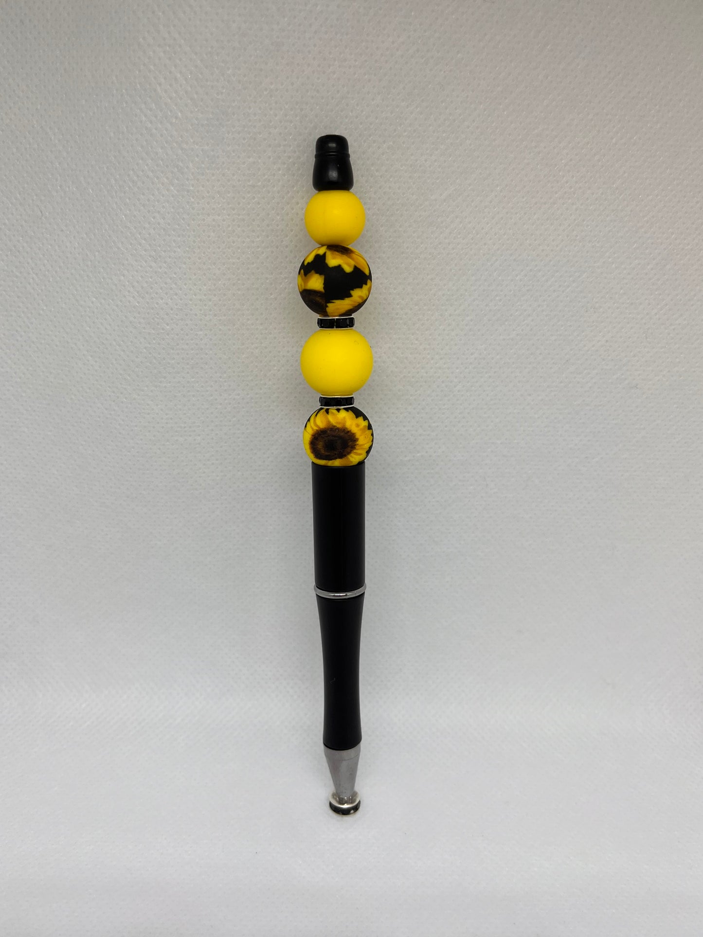 Black Background SunFlower Pen