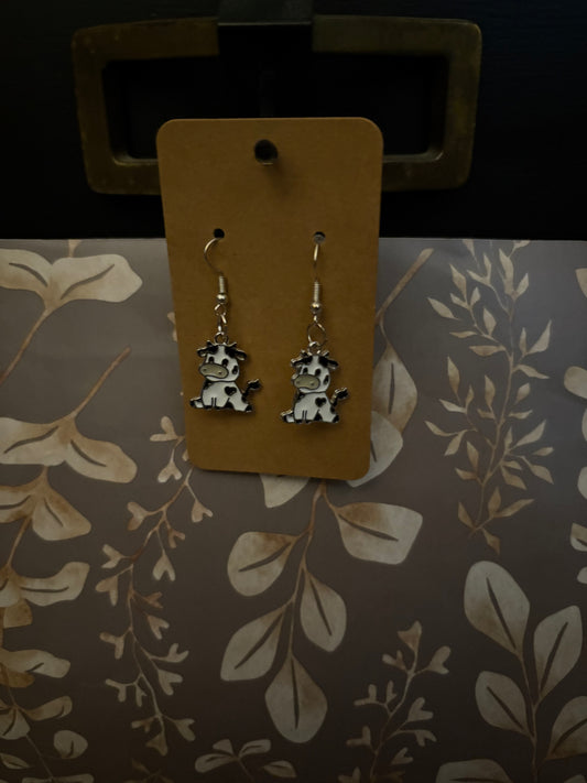Cow Earrings