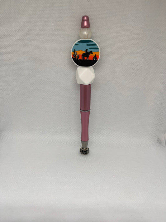 Western Sunset Rider Pen