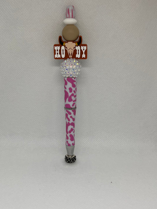 Pink Cow Howdy Pen