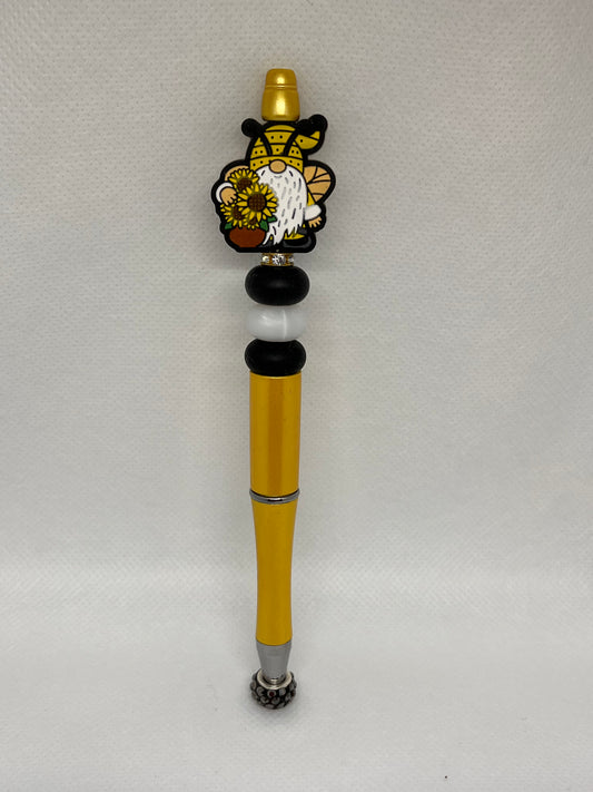 Sunflower Bee Gnome Pen